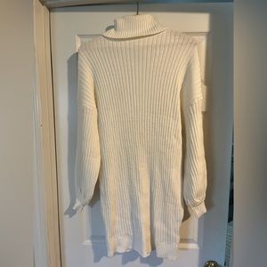 White sweater dress - worn once for after wedding brunch